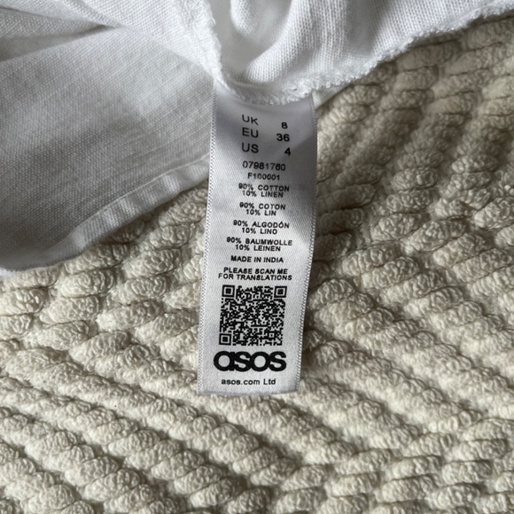 White Mini Dress - Picture 4 of 9